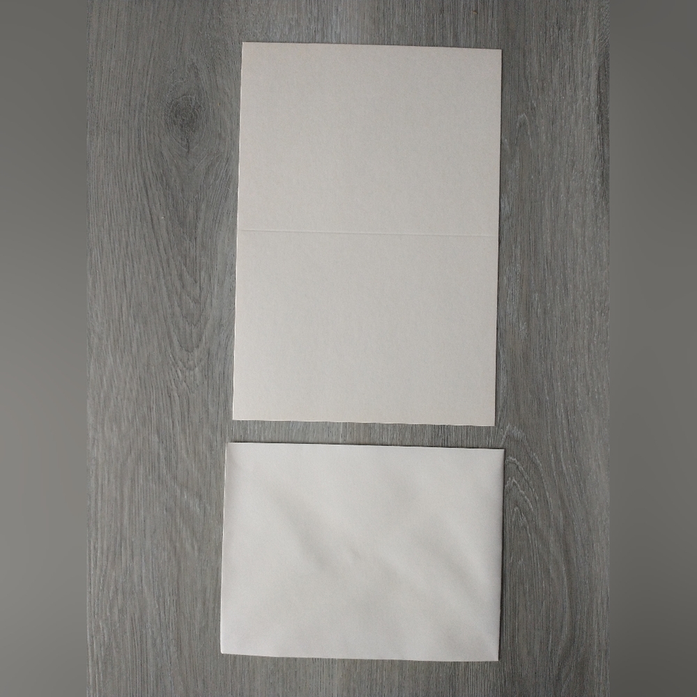 Recollections Blank Cream Cards w/ Envelopes